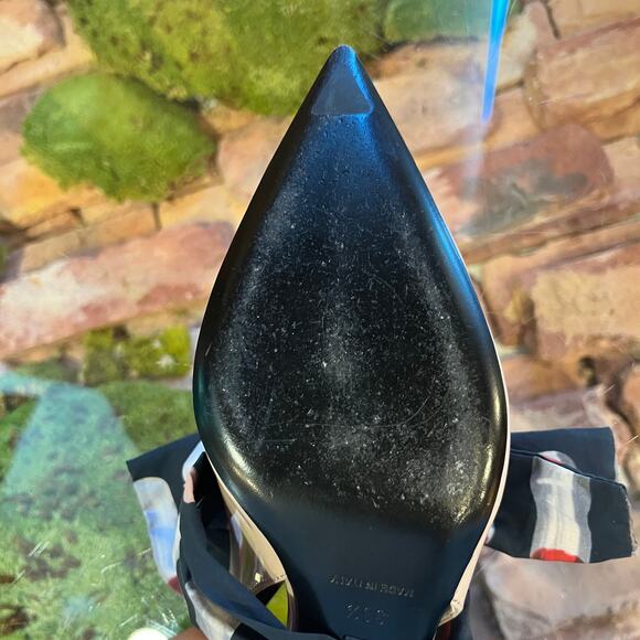 PRADA Nude Patent Pointed Sling Back Pumps SZ 36.5 (6.5 US) - Picture 9 of 9